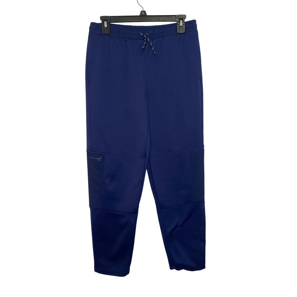 Lands End Blue Sweatpants Womens Joggers Thick Athletic XL 14H-16H Gorpcore